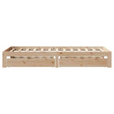 Bed Frame with Drawers without Mattress 90x190 cm Single 3301934