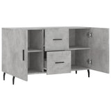 Sideboard Concrete Grey 100x36x60 cm Engineered Wood 828192