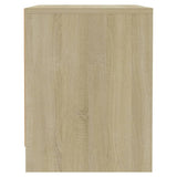 Bedside Cabinets 2 pcs Sonoma Oak 45x34x44.5 cm Engineered Wood 809870