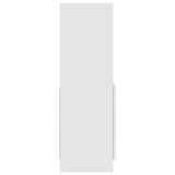Highboard White 92x33x100 cm Engineered Wood 855124