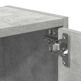 Bookcase Concrete Grey 40x24x102 cm Engineered Wood 860376