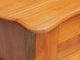 Side Table Natural 60.5 x 30 x 61 cm Solid Mahogany Wood 42009941