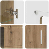 Sideboard FLORIN Artisan Oak 55.5 x 29 x 100 cm Engineered Wood 880260