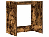 Wash Machine Cabinet with Storage Smoked Oak 67.5 x 48 x 97 cm 8006820