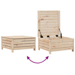 ZNTS 8 Piece Garden Sofa Set Solid Wood Pine 3250556
