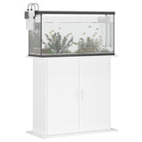 Aquarium Stand White 81x36x73 cm Engineered Wood 833599