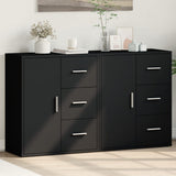 Sideboards 2 pcs Black 60x31x70 cm Engineered Wood 3276554