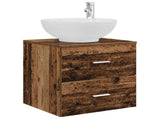 Wall-Mounted Sink Vanity Old Wood 49.5 x 44.5 x 66.5 cm 890308