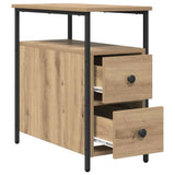 Bedside Cabinet Artisan oak 30 x 60 x 60 cm Engineered wood 871273