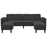 Living Room Couch 3 pcs Black 3335127
