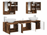 Bathroom Cabinet Set 5 pcs Old Wood Engineered Wood 3406485