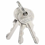 U Lock with Keys 50 pcs Brass Iron 42021945
