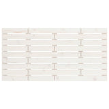 Wall Headboard White 126x3x63 cm Solid Wood Pine 824729