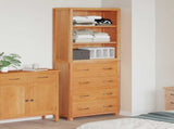 Storage Furniture Set with Drawer Brown Engineered wood 3328628