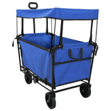 Folding Hand Trolley Black 105 x 56.5 x 116 cm Oxford Cloth 42020663