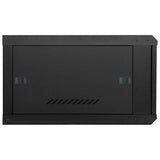 Network Cabinet with Storage Black 60 x 60 x 35 cm Steel 42017635