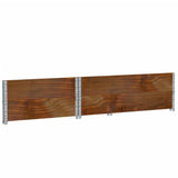 Garden Planter Brown 120x80 cm Solid Wood Pine 3295386