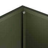 Garden Planter Olive Green 40 x 30 x 40 cm Cold-rolled Steel 8005476