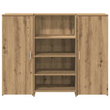 Reception Desk Artisan Oak 135x50x103.5 cm Engineered Wood 3324195