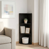 Corner Shelf 3-Tier 41.5 x 41.5 x 107.5 cm Engineered Wood 8016343