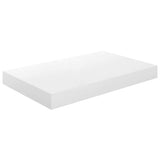 Floating Wall Shelves 4 pcs High Gloss White 40x23.5x3.8 cm MDF 323744