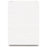 Garden Planter White 50x50x72.5 cm Solid Wood Pine 3282575