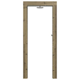 Outdoor Shower 226 cm Impregnated Pine Wood and Stainless Steel 886339