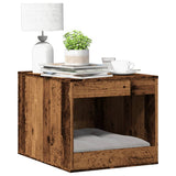 Cat Litter Box Enclosure Old Wood 47x59x42 cm Engineered Wood 857767