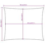 Sunshade Sail Oxford Fabric Rectangular 6x7 m Terracotta 135387