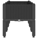 Garden Planter with Legs Black 120x40x42 cm PP 367898