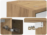 Bathroom Mirror Cabinet Artisian Oak 63.5 x 16 x 62.5 cm 889166