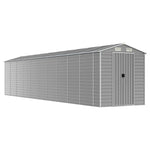 Garden Shed Light Grey 191x895x198 cm Galvanised Steel 3188251