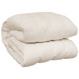Weighted Blanket Light Cream 220x240 cm King 11 kg Fabric 3154826