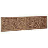 Bed Headboard Natural Solid Teak Wood 42024570