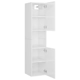 Bathroom Furniture Set White Engineered Wood 3070910