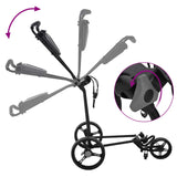 Golf Trolley Folding Manual Black 95 x 60 x 130 cm Iron 42033584