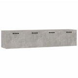 Wall Cabinets 2 pcs Concrete Grey 60x36.5x35 cm Engineered Wood 3115639