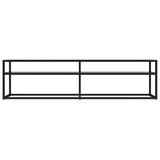 TV Cabinet Transparent 160x40x40.5 cm Tempered Glass 331718