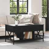 Coffee Table Black Oak 100 x 55 x 48.5 cm Engineered Wood 883037