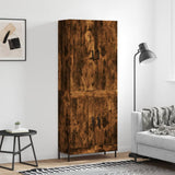 Highboard Smoked Oak 69.5x34x180 cm Engineered Wood 3195800