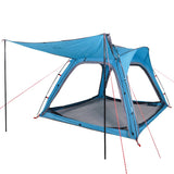 Camping Tent 4-Person Blue Quick Release Waterproof 94357