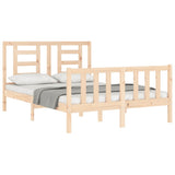 Bed Frame without Mattress 120x200 cm Solid Wood Pine 3192876