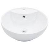 Wash Basin with Overflow 46.5x18 cm Ceramic White 143903