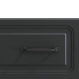 TV Cabinet with Drawer Black 147 x 34.5 x 27 cm Engineered Wood 895856