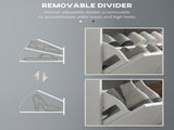 Shoe Storage with Seat, Upholstered Entryway Bench, Shoe Bench with 2 Flip Drawers and 2 Vents for 8 T3398P344379