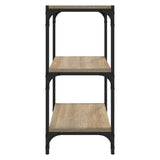Book Cabinet Sonoma Oak 40x33x70.5 cm Engineered Wood and Steel 819308