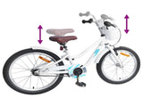 Kids Bike 18 Inches for 5-7 Years Old White 42009590