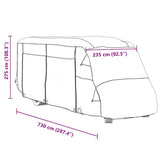 Motorhome Covers Grey 730x235x275 cm Non-woven Fabric 4015879