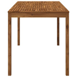 Garden Bar Table Natural 196 x 100 x 105 cm Solid Acacia Wood 3394418