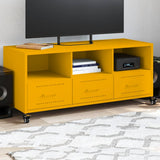 TV Cabinet Mustard Yellow 100.5x39x43.5 cm Steel 846695